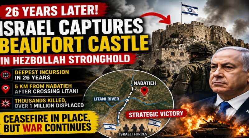 Major Israeli Military Operation in Hezbollah Stronghold: Why the Capture of Beaufort Castle Could Reshape the Lebanon Conflict