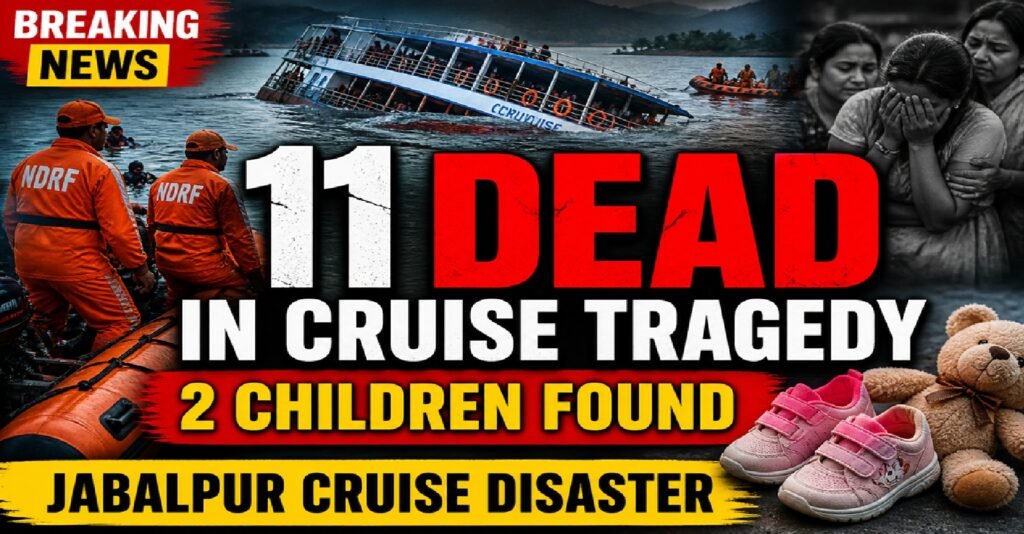 Jabalpur Cruise Tragedy Deepens: Death Toll Climbs to 11 as Search Teams Recover Two Children