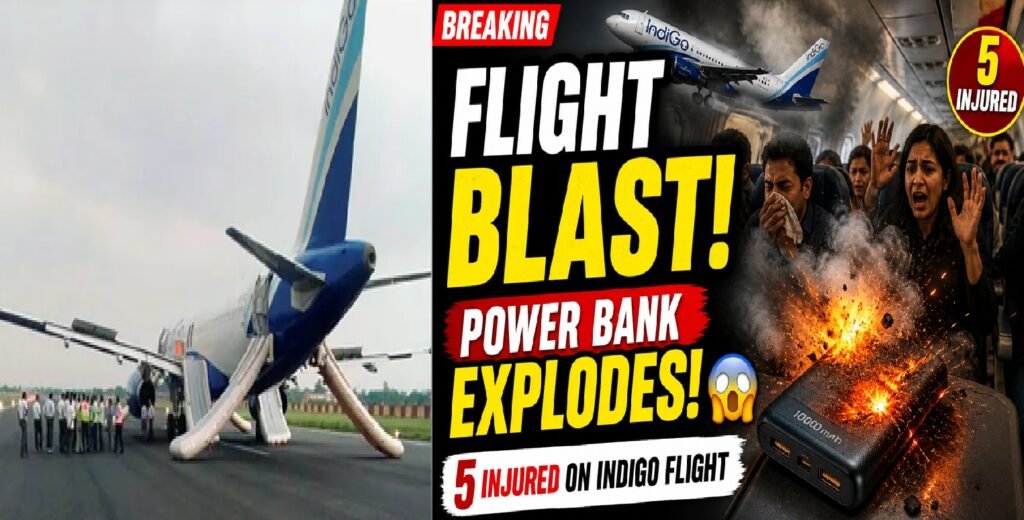 Power Bank Explosion on IndiGo Flight at Mohali Airport Sparks Panic: 5 Injured, Safety Concerns Raised