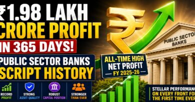Public Sector Banks Create History with ₹1.98 Lakh Crore Profit; Strongest-Ever Financial Performance Recorded