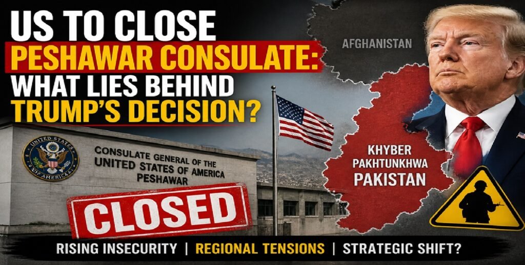 US to Close Peshawar Consulate: Is Trump Signaling a Bigger Strategic Shift in Pakistan?