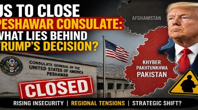US to Close Peshawar Consulate: Is Trump Signaling a Bigger Strategic Shift in Pakistan?