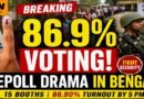 Bengal Repolling Sees 86.90% Turnout Amid Heightened Security at 15 Booths