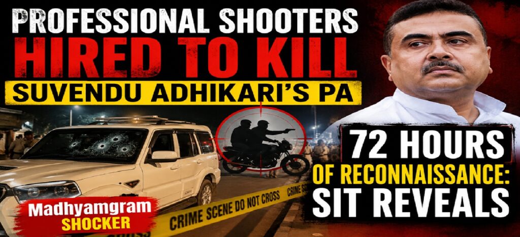 Professional Hit or Political Message? Inside the Chilling Murder of Suvendu Adhikari’s PA in Madhyamgram