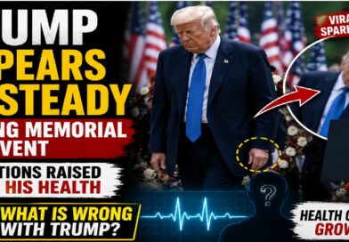 Trump Appears Unsteady During Memorial Day Event, Fresh Health Questions Surface
