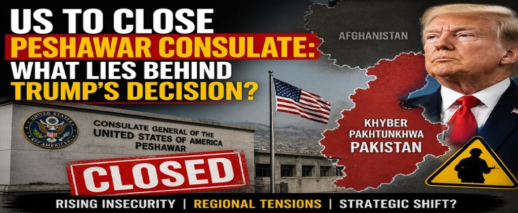 US to Close Peshawar Consulate: Is Trump Signaling a Bigger Strategic Shift in Pakistan?
