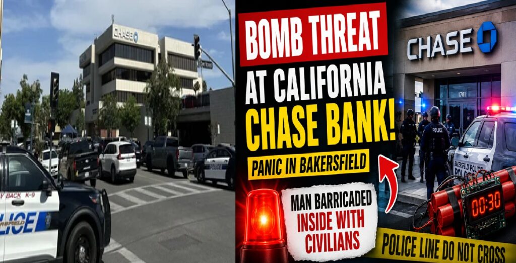 USA: Bomb Threat at California Chase Bank Triggers Major Security Response