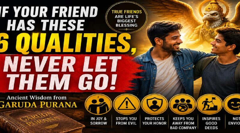 If Your Friend Possesses These 6 Qualities, Never—Under Any Circumstances—Let Them Go: Ancient Wisdom from the Garuda Purana