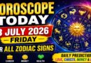 Today's Horoscope: Friday - July 3, 2026, Forecast for All 12 Zodiac Signs: Love, Work, Finances, and Health