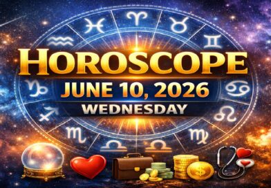 Horoscope for Zodiac Signs – June 10, 2026 | Wednesday’s Celestial Predictions for Love, Career, Money & Health