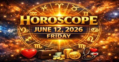 Horoscope for All Zodiac Signs – June 12, 2026 | Friday’s Cosmic Predictions for Love, Career, Money & Health