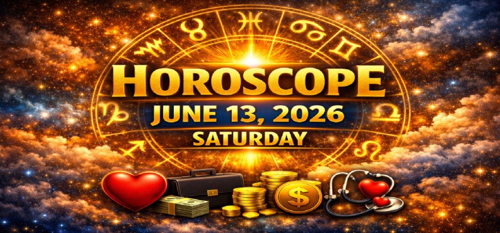 June 13: 2026 - Horoscope for All Zodiac Signs | Saturday’s Celestial Predictions for Love, Career, Money & Health