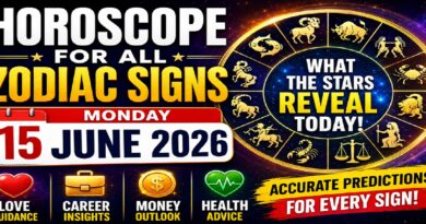 June 15 - 2026 (Monday) Horoscope for All Zodiac Signs: Daily Astrology Predictions for Love, Career, Money & Health