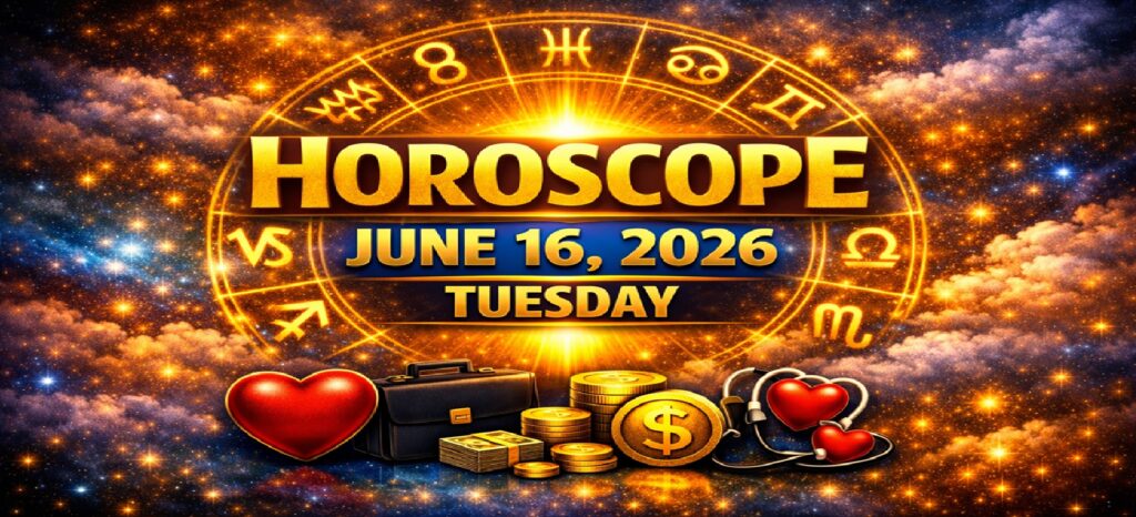 June 16 – 2026: Tuesday's Celestial Predictions for Love, Career, Money, and Health | Horoscope for Every Zodiac Sign