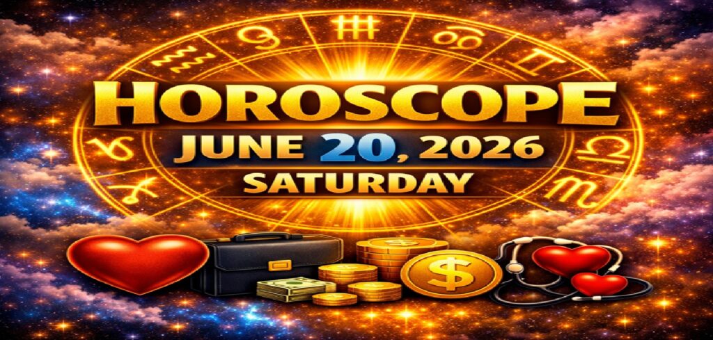 June 20 - 2026: Horoscope for All Zodiac Signs | Saturday's Celestial Forecasts for Love, Work, Finances, and Health