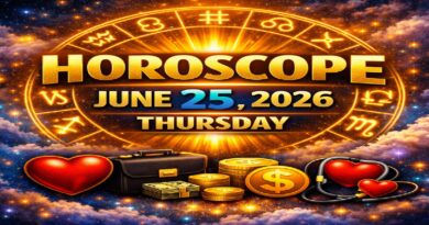 Thursday’s Celestial Predictions for Love, Career, Money & Health | Horoscope for All Zodiac Signs – June 25, 2026 