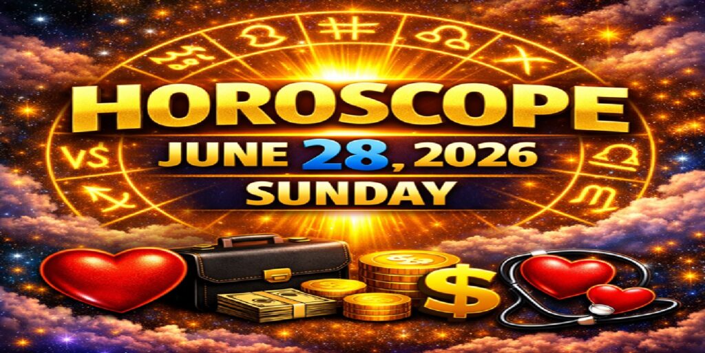 Sunday’s Cosmic Predictions for Love, Career, Money & Health | Horoscope for All Zodiac Signs – June 28, 2026