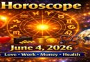 Thursday (June 4 - 2026): Horoscope for Every Sign of the Zodiac | Daily Astrological Forecasts for Love, Work, Finances, and Health