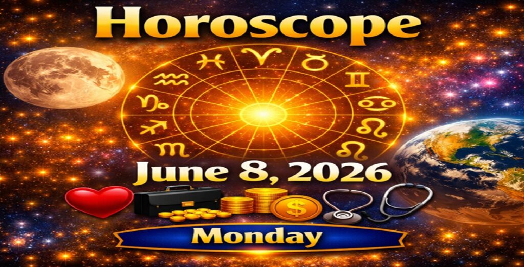 June 8: 2026 – Horoscope for All Zodiac Signs | Monday’s Cosmic Energy and Life Predictions
