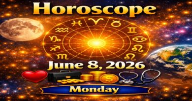 June 8: 2026 – Horoscope for All Zodiac Signs | Monday’s Cosmic Energy and Life Predictions