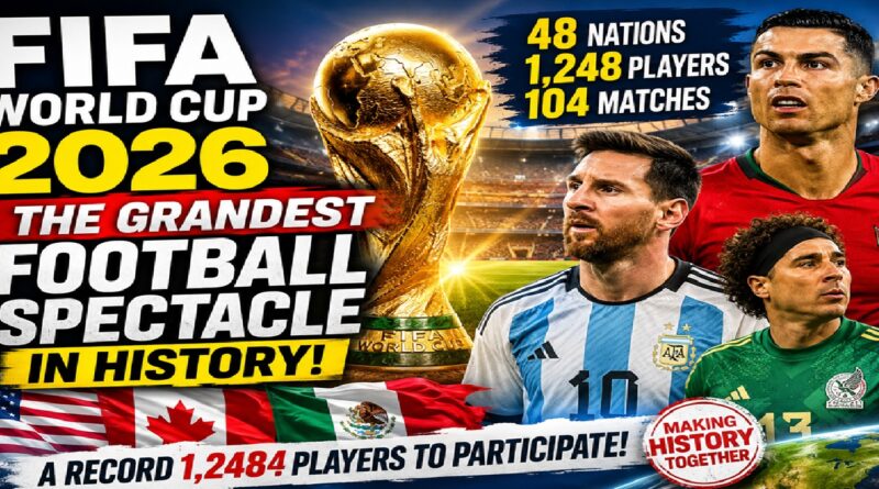 FIFA World Cup 2026: The Grandest Football Spectacle Set to Make History with Record 1,248 Players and 48 Nations