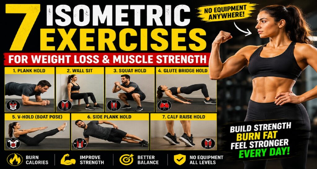 7 Isometric Exercises for Weight Loss and Muscle Strength: Build Power Without Equipment