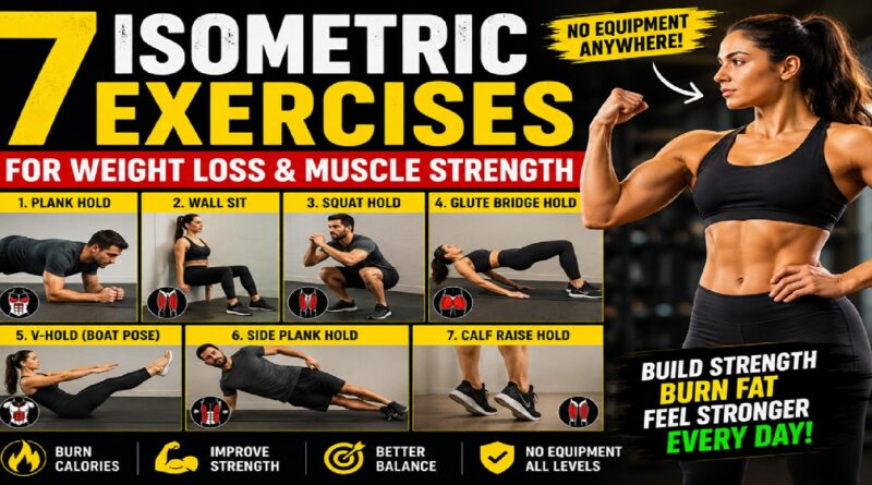 7 Isometric Exercises for Weight Loss and Muscle Strength: Build Power Without Equipment