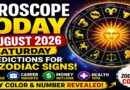 Horoscope Today: August 8, 2026 – Complete Zodiac Predictions for All 12 Signs | Love, Career, Money & Health