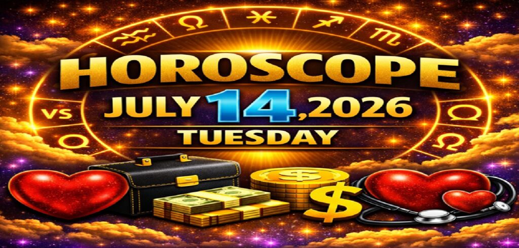 July 14: 2026 - Horoscope for Every Zodiac Sign | Tuesday's Celestial Forecasts for Love, Work, Finances, and Health