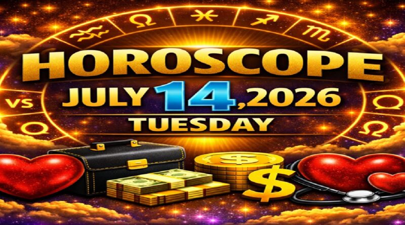 July 14: 2026 - Horoscope for Every Zodiac Sign | Tuesday's Celestial Forecasts for Love, Work, Finances, and Health