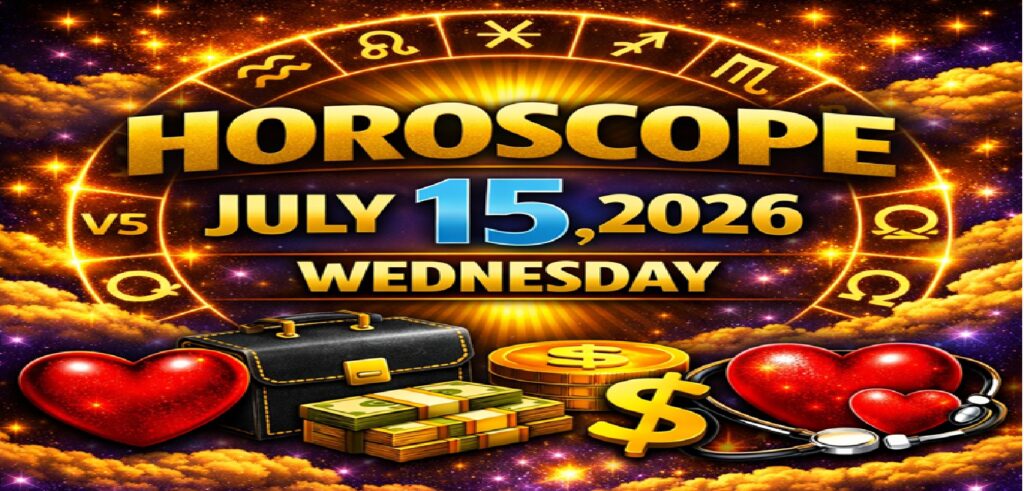 July 15: 2026 - Horoscope for All Zodiac Signs | Wednesday's Celestial Forecasts for Love, Work, Finances, and Health