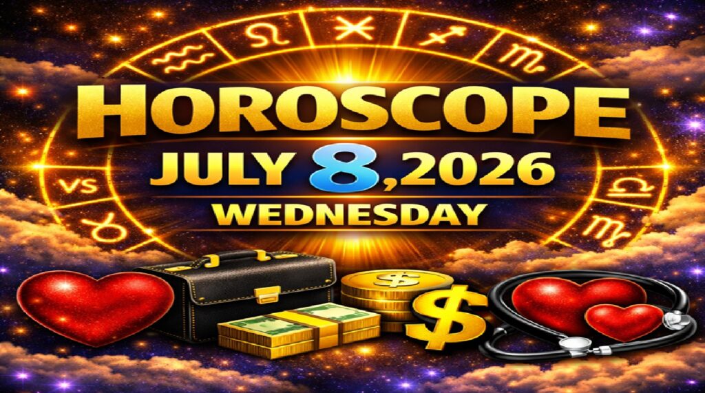 July 8 – 2026: Horoscope for All Zodiac Signs | Wednesday’s Celestial Predictions for Love, Career, Money & Health