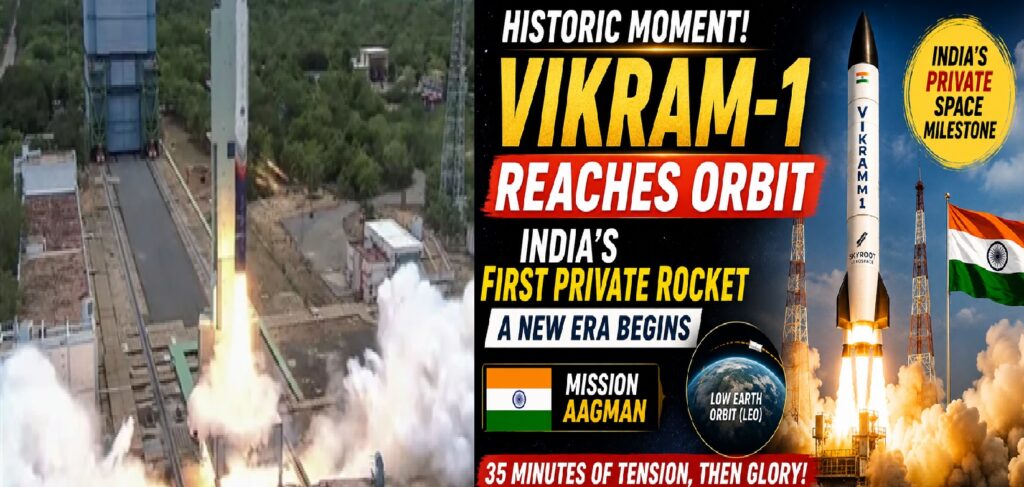 Vikram-1 Reaches Orbit: India's First Private Rocket Marks a Historic Leap in Space Innovation