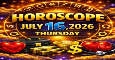 July 16: 2026 – Horoscope for All Zodiac Signs | Thursday’s Celestial Predictions for Love, Career, Money & Health