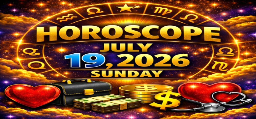 July 19: 2026 – Horoscope for All Zodiac Signs | Sunday’s Celestial Predictions for Love, Career, Money & Health