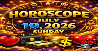 July 19: 2026 – Horoscope for All Zodiac Signs | Sunday’s Celestial Predictions for Love, Career, Money & Health