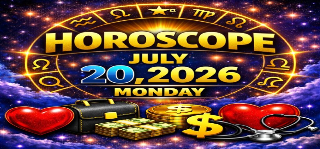 July 20: 2026 – Horoscope for All Zodiac Signs | Monday’s Celestial Predictions for Love, Career, Money & Health