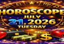 July 21: 2026 - Horoscope for Every Zodiac Sign | Tuesday's Celestial Forecasts for Love, Work, Finances, and Health