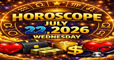 July 22: 2026 – Horoscope for All Zodiac Signs | Wednesday’s Celestial Predictions for Love, Career, Money & Health