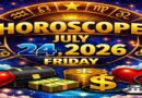 July 24: 2026 – Horoscope for All Zodiac Signs | Friday’s Celestial Predictions for Love, Career, Money & Health