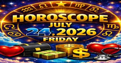 July 24: 2026 – Horoscope for All Zodiac Signs | Friday’s Celestial Predictions for Love, Career, Money & Health
