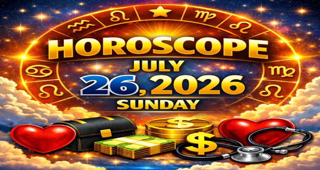 July 26 – 2026: Horoscope for All Zodiac Signs | Sunday’s Celestial Predictions for Love, Career, Money & Health