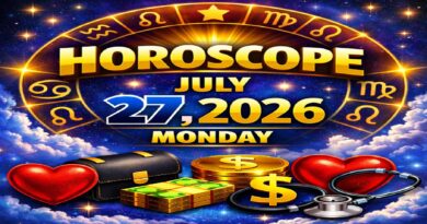 July 27 – 2026: Horoscope for All Zodiac Signs  | Monday’s Celestial Predictions for Love, Career, Money & Health