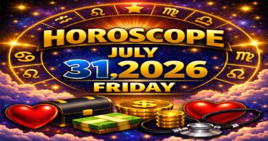 July 31 – 2026: Horoscope for All Zodiac Signs | Friday’s Celestial Predictions for Love, Career, Money & Health