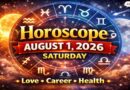 August 1 – 2026: Horoscope for All Zodiac Signs | Saturday’s Cosmic Predictions
