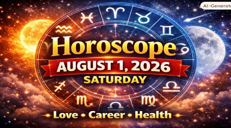 August 1 – 2026: Horoscope for All Zodiac Signs | Saturday’s Cosmic Predictions