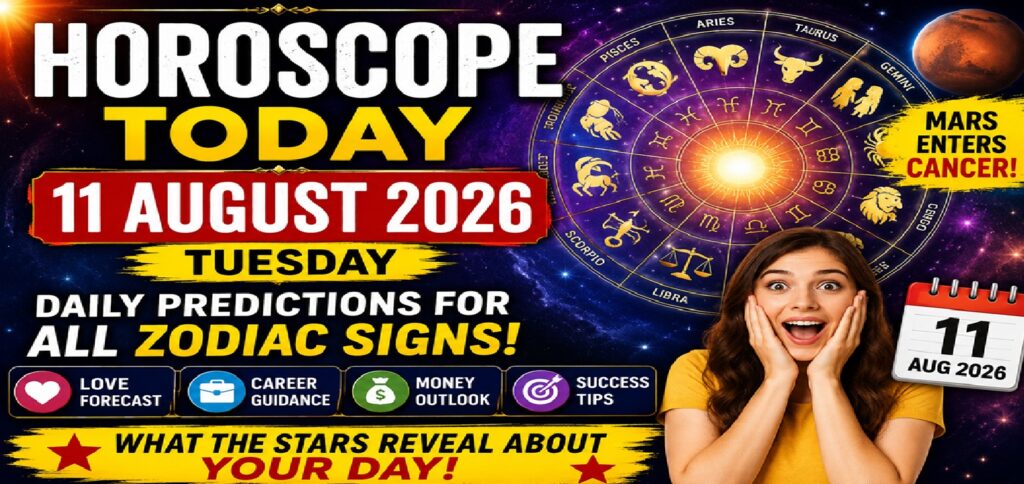 August 11 - 2026: Horoscope for Today | Mars Entering Cancer, Daily Horoscope for Every Sign of the Zodiac