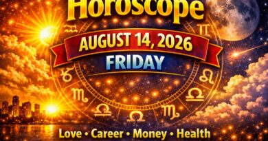 August 14: 2026 – Horoscope for All Zodiac Signs | Friday’s Cosmic Predictions
