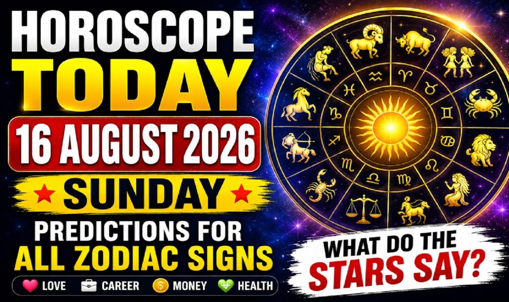 Horoscope for 16 August 2026, Sunday: Daily Astrology Predictions for All Zodiac Signs