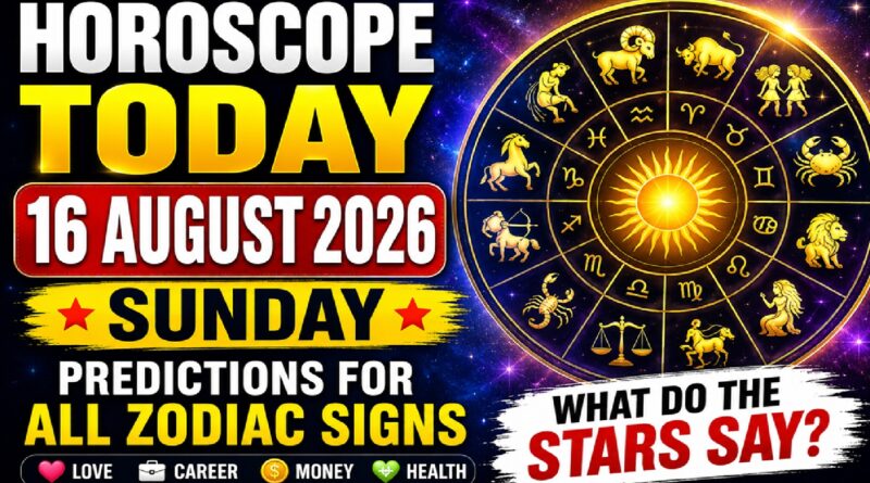Horoscope for 16 August 2026, Sunday: Daily Astrology Predictions for All Zodiac Signs